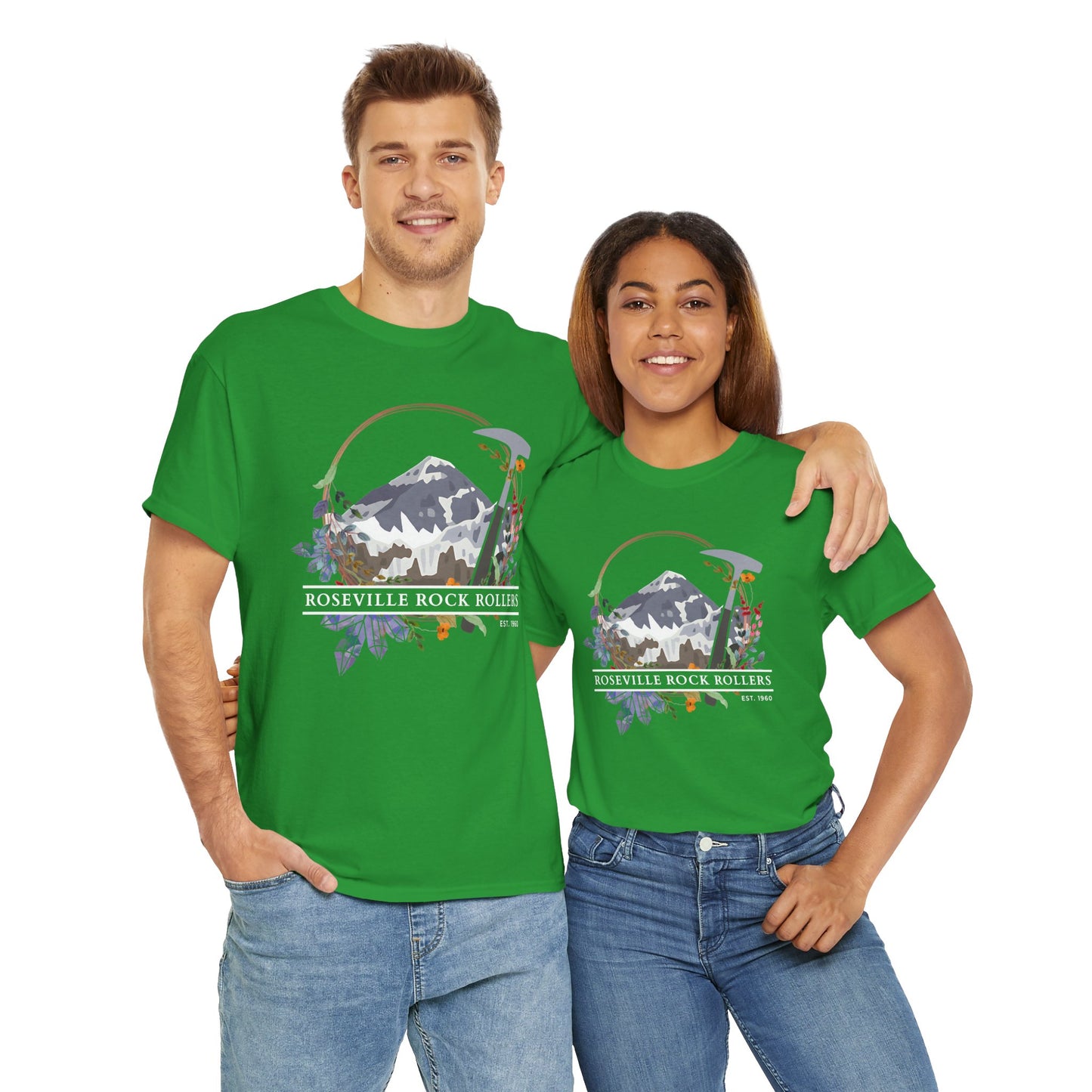 Roseville Rock Rollers | Member Design | Unisex Heavy Cotton Tee